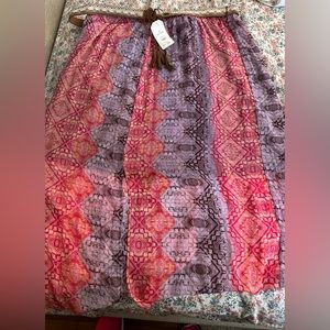 Faded glory skirt with belt NWT